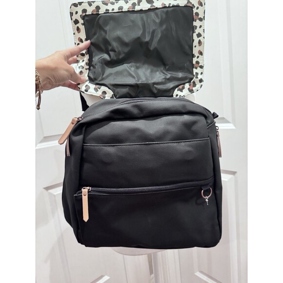 Petunia Pickle Bottom Meta Backpack Diaper Bag Moon Leopard - Picture 2 of 7